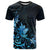 Matariki New Zealand T Shirt Maori Pattern Blue Galaxy