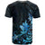 Matariki New Zealand T Shirt Maori Pattern Blue Galaxy