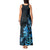 Matariki New Zealand Tank Maxi Dress Maori Pattern Blue Galaxy