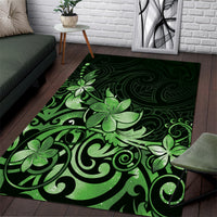 Matariki New Zealand Area Rug Maori Pattern Green Galaxy LT05 Green - Polynesian Pride