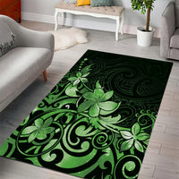 Matariki New Zealand Area Rug Maori Pattern Green Galaxy LT05 - Polynesian Pride