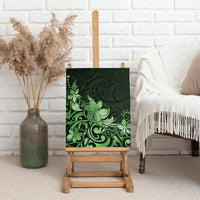 Matariki New Zealand Canvas Wall Art Maori Pattern Green Galaxy LT05 - Polynesian Pride