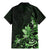 Matariki New Zealand Family Matching Mermaid Dress and Hawaiian Shirt Maori Pattern Green Galaxy