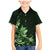 Matariki New Zealand Family Matching Mermaid Dress and Hawaiian Shirt Maori Pattern Green Galaxy