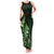 Matariki New Zealand Family Matching Tank Maxi Dress and Hawaiian Shirt Maori Pattern Green Galaxy