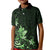 Matariki New Zealand Kid Polo Shirt Maori Pattern Green Galaxy