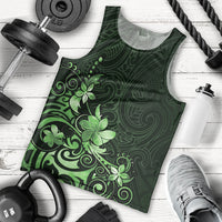 Matariki New Zealand Men Tank Top Maori Pattern Green Galaxy LT05 - Polynesian Pride
