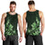 Matariki New Zealand Men Tank Top Maori Pattern Green Galaxy