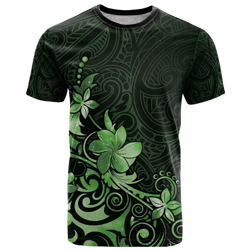 Matariki New Zealand T Shirt Maori Pattern Green Galaxy LT05 Green - Polynesian Pride