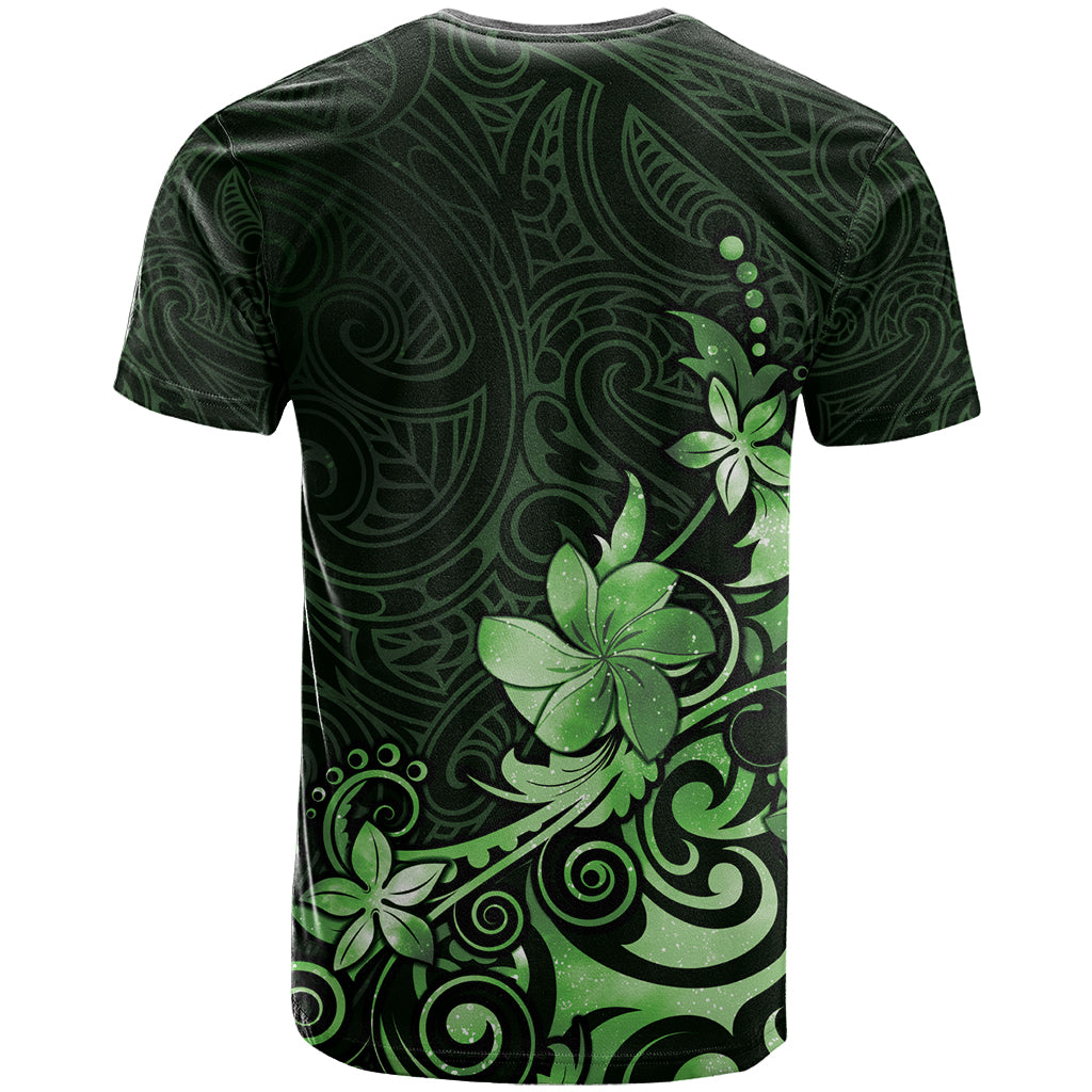 Matariki New Zealand T Shirt Maori Pattern Green Galaxy LT05 - Polynesian Pride