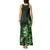 Matariki New Zealand Tank Maxi Dress Maori Pattern Green Galaxy