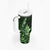 Matariki New Zealand Tumbler With Handle Maori Pattern Green Galaxy