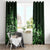 Matariki New Zealand Window Curtain Maori Pattern Green Galaxy