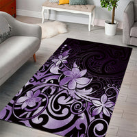 Matariki New Zealand Area Rug Maori Pattern Purple Galaxy LT05 - Polynesian Pride