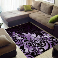 Matariki New Zealand Area Rug Maori Pattern Purple Galaxy LT05 - Polynesian Pride