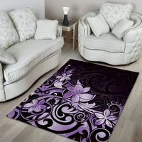 Matariki New Zealand Area Rug Maori Pattern Purple Galaxy LT05 - Polynesian Pride