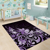 Matariki New Zealand Area Rug Maori Pattern Purple Galaxy LT05 - Polynesian Pride