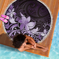Matariki New Zealand Beach Blanket Maori Pattern Purple Galaxy LT05 - Polynesian Pride