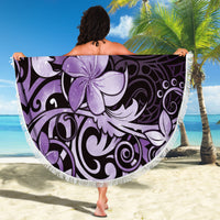 Matariki New Zealand Beach Blanket Maori Pattern Purple Galaxy LT05 - Polynesian Pride