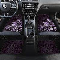 Matariki New Zealand Car Mats Maori Pattern Purple Galaxy LT05 Set 4pcs Purple - Polynesian Pride