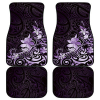 Matariki New Zealand Car Mats Maori Pattern Purple Galaxy LT05 - Polynesian Pride
