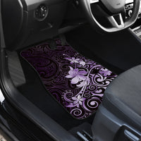 Matariki New Zealand Car Mats Maori Pattern Purple Galaxy LT05 - Polynesian Pride