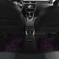 Matariki New Zealand Car Mats Maori Pattern Purple Galaxy LT05 Set 2pcs - Back Purple - Polynesian Pride
