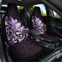 Matariki New Zealand Car Seat Cover Maori Pattern Purple Galaxy LT05 One Size Purple - Polynesian Pride