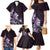 Matariki New Zealand Family Matching Mermaid Dress and Hawaiian Shirt Maori Pattern Purple Galaxy