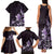 Matariki New Zealand Family Matching Tank Maxi Dress and Hawaiian Shirt Maori Pattern Purple Galaxy