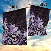 Matariki New Zealand Garden Flag Maori Pattern Purple Galaxy LT05 - Polynesian Pride