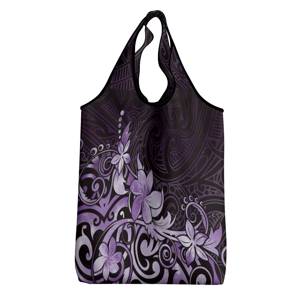 Matariki New Zealand Grocery Bag Maori Pattern Purple Galaxy LT05 - Polynesian Pride