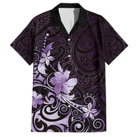 Matariki New Zealand Hawaiian Shirt Maori Pattern Purple Galaxy LT05 Purple - Polynesian Pride