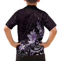 Matariki New Zealand Hawaiian Shirt Maori Pattern Purple Galaxy LT05 - Polynesian Pride