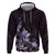 Matariki New Zealand Hoodie Maori Pattern Purple Galaxy