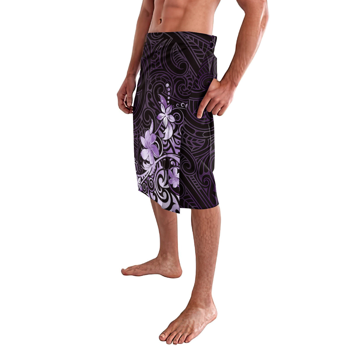 Matariki New Zealand Lavalava Maori Pattern Purple Galaxy LT05 - Polynesian Pride