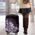 Matariki New Zealand Luggage Cover Maori Pattern Purple Galaxy