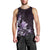 Matariki New Zealand Men Tank Top Maori Pattern Purple Galaxy