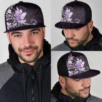Matariki New Zealand Mesh Trucker Cap Maori Pattern Purple Galaxy LT05 - Polynesian Pride