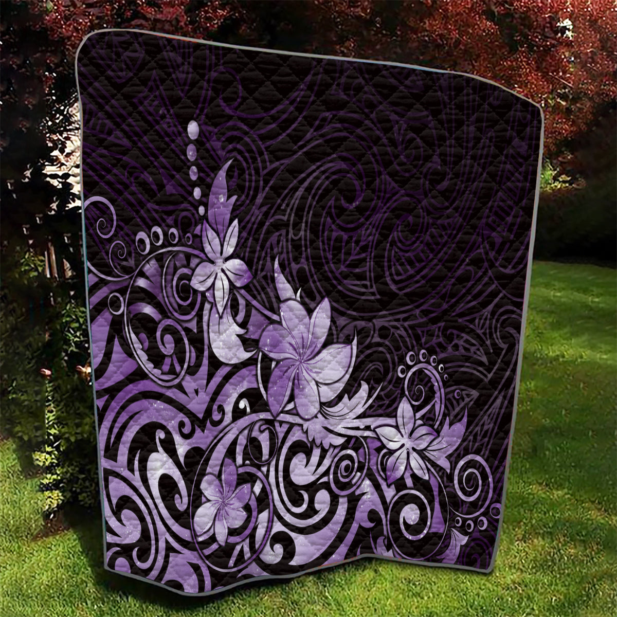 Matariki New Zealand Quilt Maori Pattern Purple Galaxy LT05 - Polynesian Pride