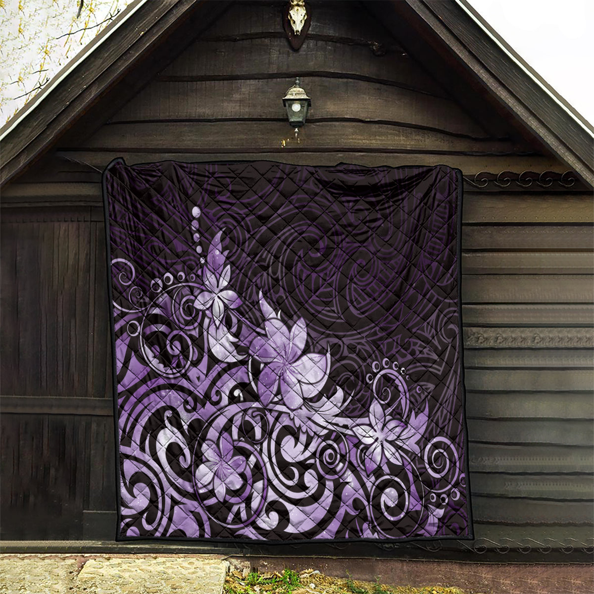Matariki New Zealand Quilt Maori Pattern Purple Galaxy LT05 - Polynesian Pride
