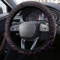 Matariki New Zealand Steering Wheel Cover Maori Pattern Purple Galaxy LT05 - Polynesian Pride