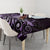 Matariki New Zealand Tablecloth Maori Pattern Purple Galaxy