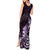 Matariki New Zealand Tank Maxi Dress Maori Pattern Purple Galaxy