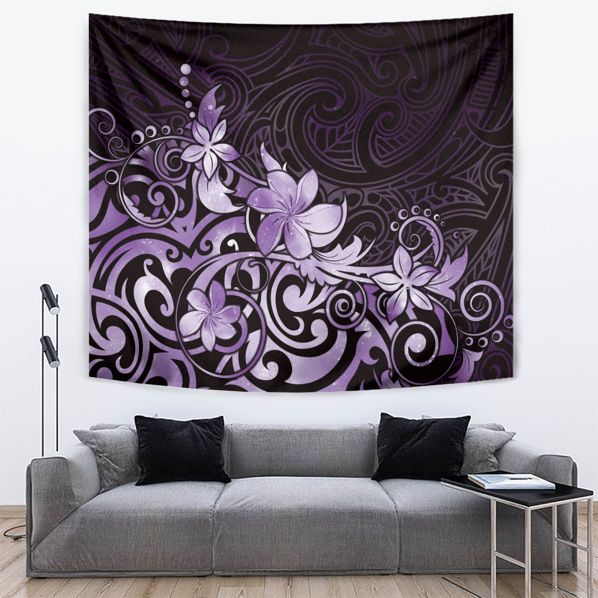 Matariki New Zealand Tapestry Maori Pattern Purple Galaxy LT05 Purple - Polynesian Pride
