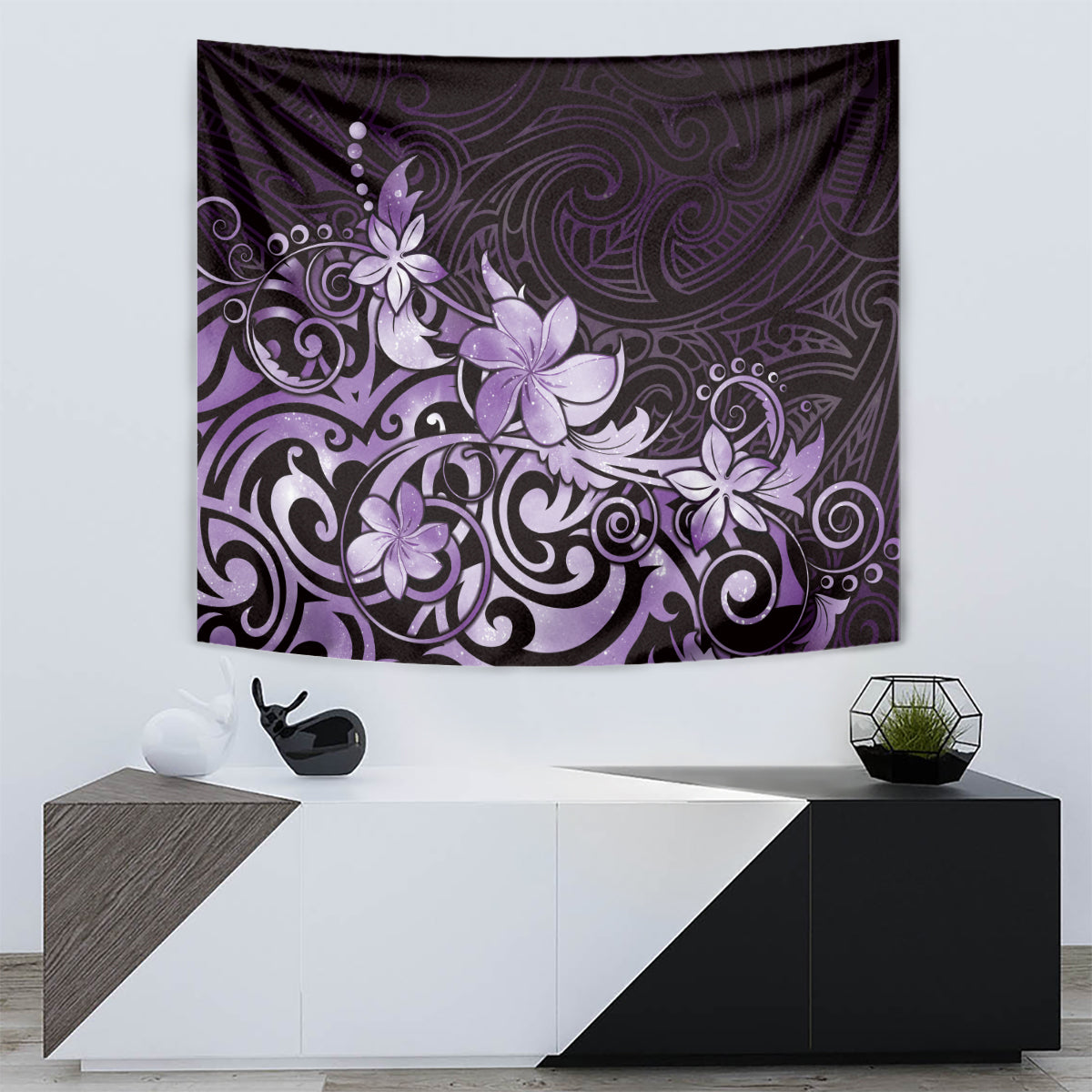 Matariki New Zealand Tapestry Maori Pattern Purple Galaxy LT05 - Polynesian Pride