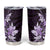 Matariki New Zealand Tumbler Cup Maori Pattern Purple Galaxy