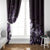 Matariki New Zealand Window Curtain Maori Pattern Purple Galaxy