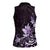 Matariki New Zealand Women Sleeveless Polo Shirt Maori Pattern Purple Galaxy