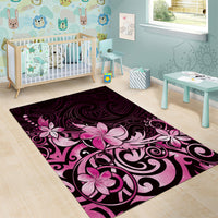 Matariki New Zealand Area Rug Maori Pattern Pink Galaxy LT05 - Polynesian Pride